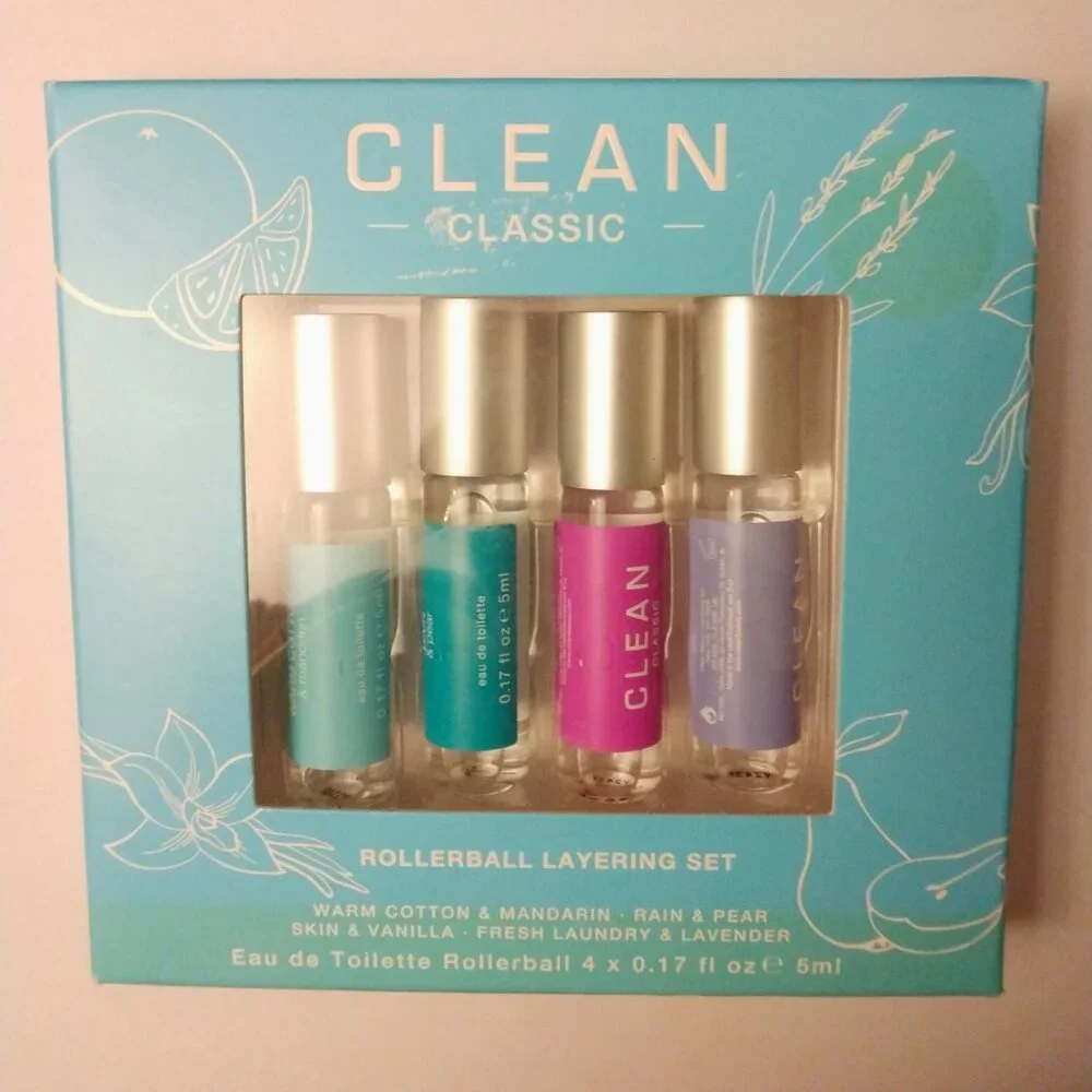 Clean Classic Rollerball Layering Set, Women's Gift Scent
